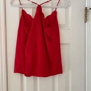 Women’s red camisole